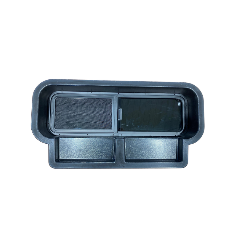 Ford Transit 10x33 Bunk Window Trim Ring with Storage Cubbies