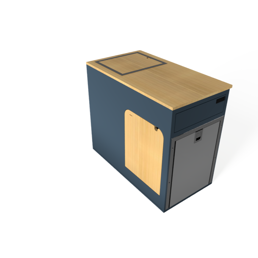 Flip Down Passenger Side Van Kitchen