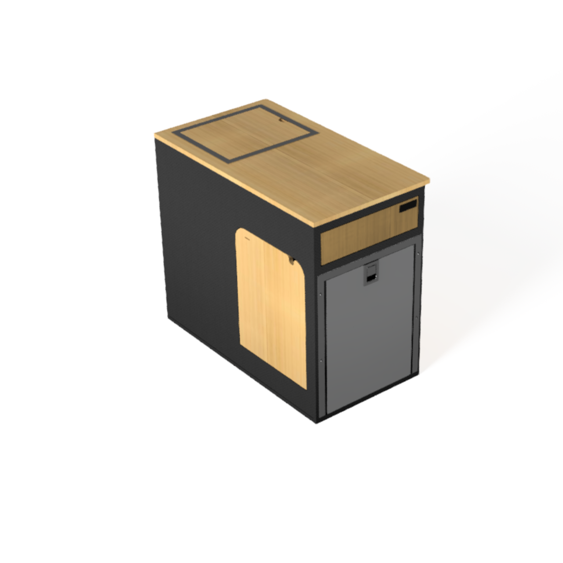 Flip Down Passenger Side Van Kitchen