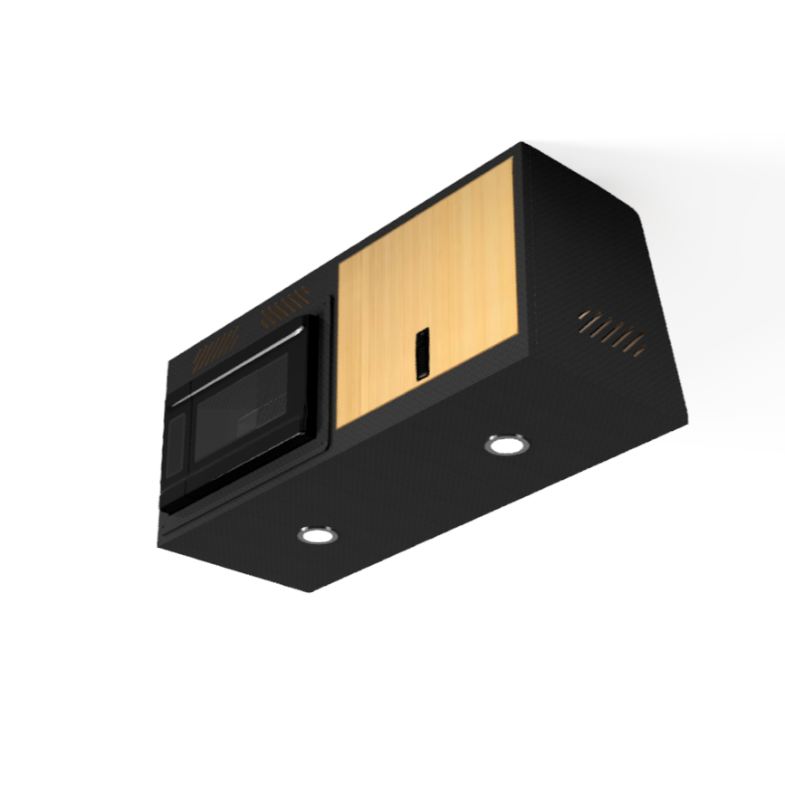 Microwave Cabinet with Storage for Sprinter, Transit and Promaster Vans