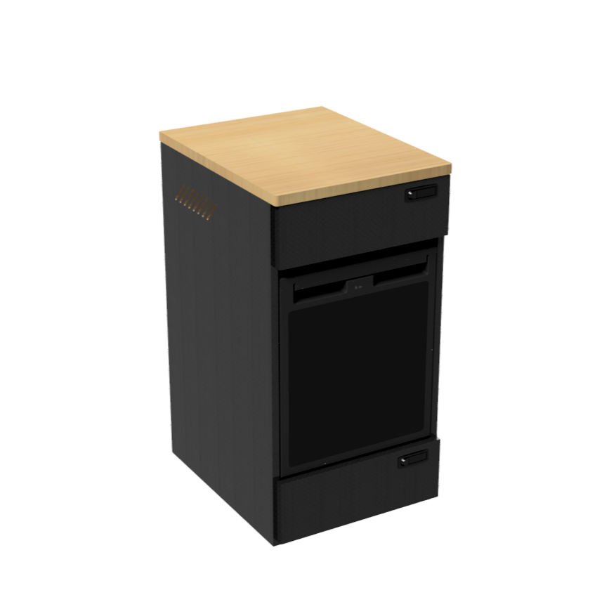 Van Kitchen Refrigerator Cabinet