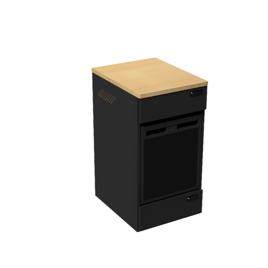 Van Kitchen Refrigerator Cabinet