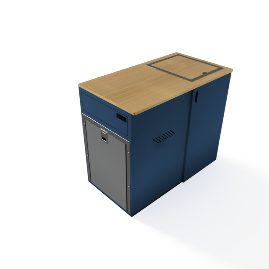 Classic Passenger Side Van Kitchen