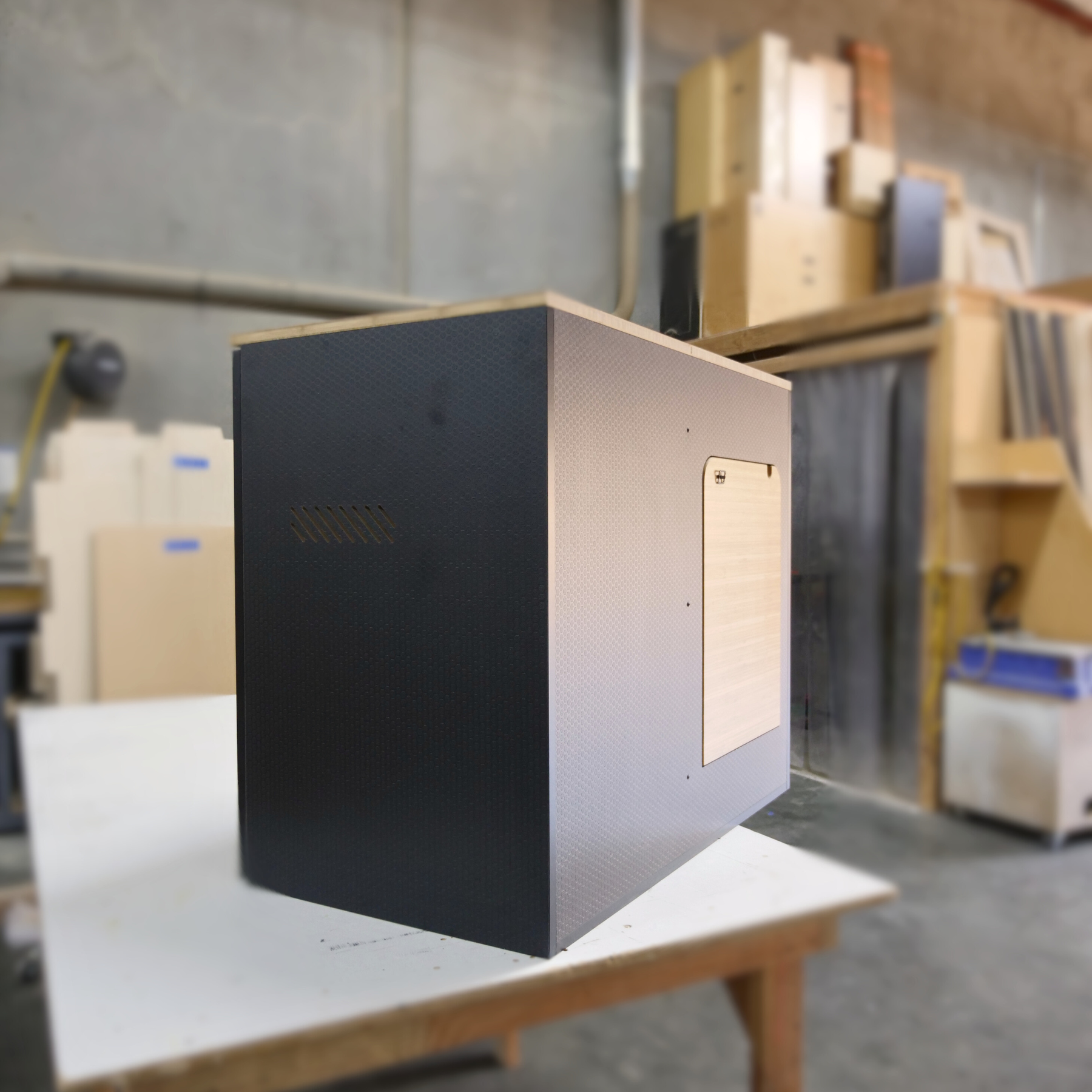 Flip Down Passenger Side Van Kitchen