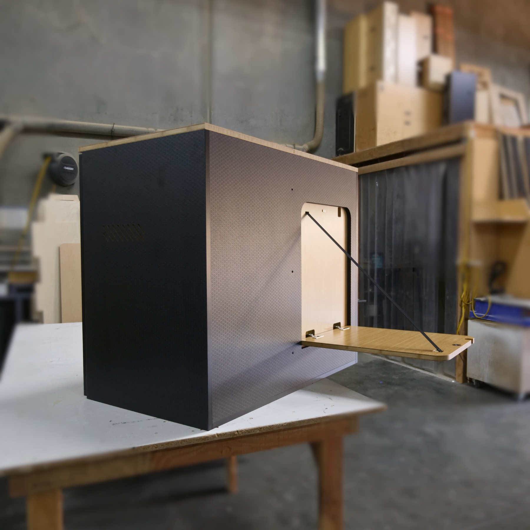 Flip Down Passenger Side Van Kitchen