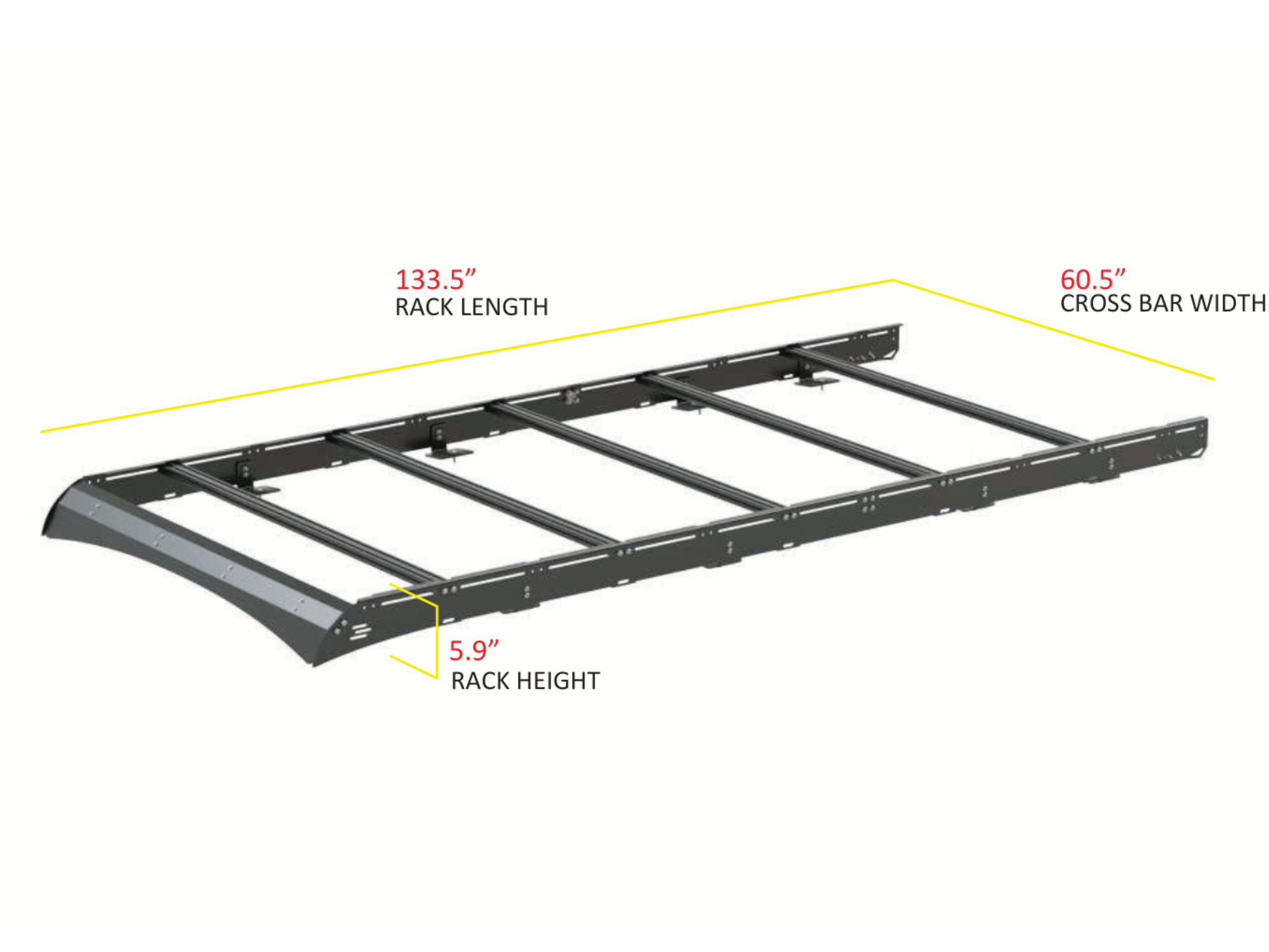 TRANSIT VAN 148" MID ROOF STRATA ROOF RACK