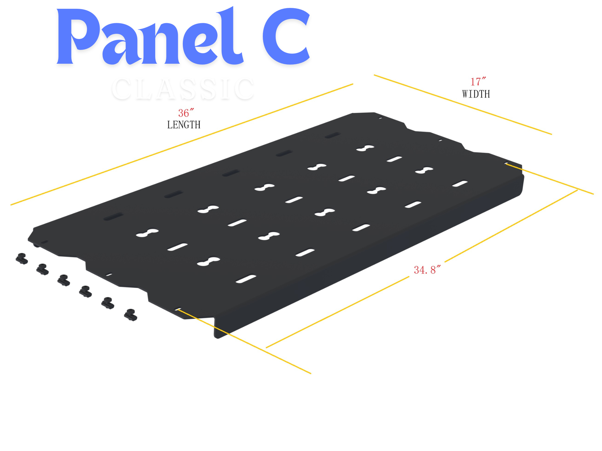 UNIVERSAL ROOF RACK DECKING PANELS