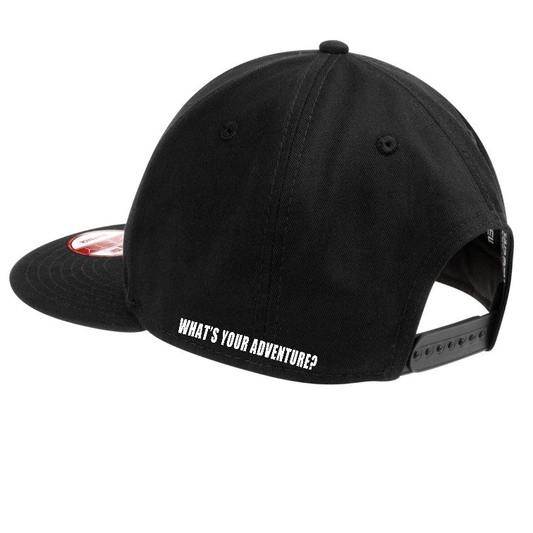 Adventurebumss Snapback Hat - White Logo