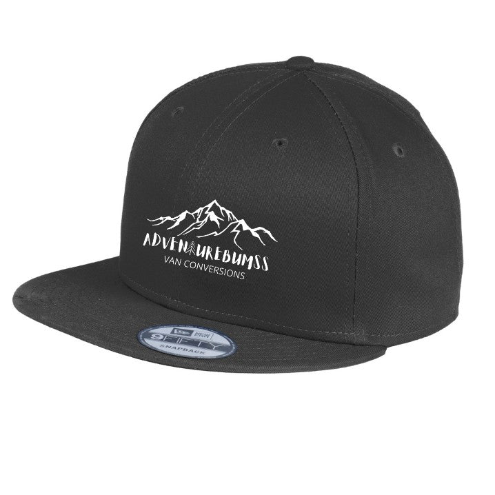 Adventurebumss Snapback Hat - White Logo